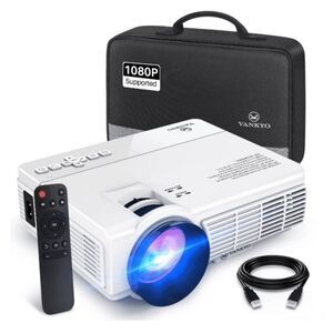 VANKYO LEISURE 3 Mini Movie Projector, 1080P and 170inch Display, Portable